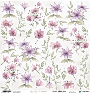 Aquarelles Flowers 2 - obrázky k vystřižení